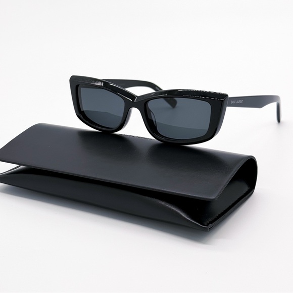 NEW SAINT LAURENT SL 658 001 BLACK GREY SL658 001 WOMEN SUNGLASSES SAINT LAURENT - Picture 2 of 10